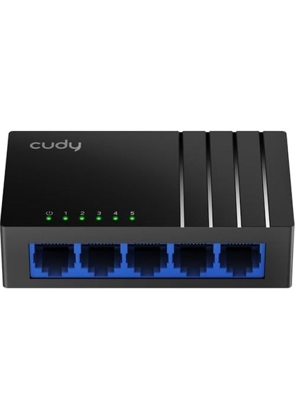 GS105D 5 Bağlantı Noktalı Gigabit Ethernet Ağ Anahtarı, Masaüstü Ethernet Splitter, Fansız, Tak ve Çalıştır Trafik Optimizasyonu