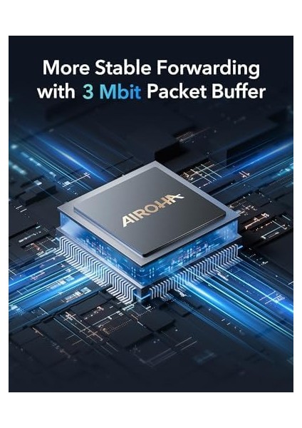 GS105D 5 Bağlantı Noktalı Gigabit Ethernet Ağ Anahtarı, Masaüstü Ethernet Splitter, Fansız, Tak ve Çalıştır Trafik Optimizasyonu