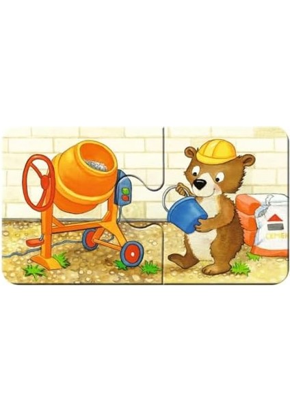 30743 Inşaatçı Hayvanlar Çocuk Puzzle, 9x2 Parça fiyatları