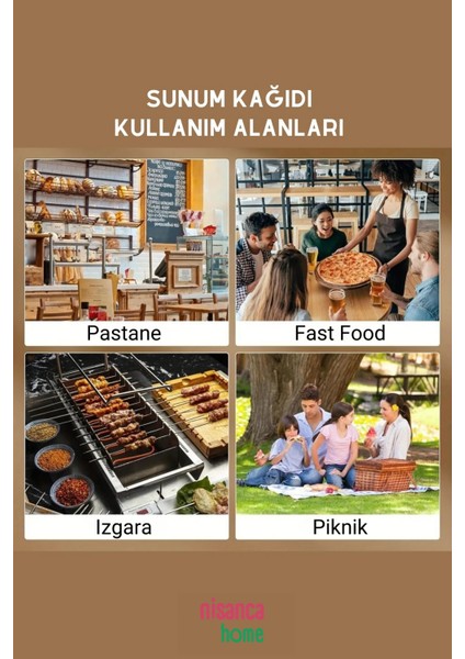 Vintage Gazete Desenli Yağlı Sunum Kağıdı – Pinterest Stilinde Estetik Kahvaltı, Peynir Tabağı ve Fast Food Sunumları Için 50’li Paket fırsatları