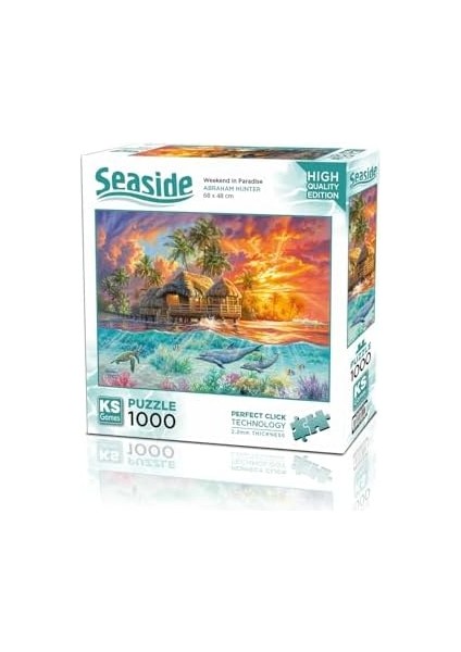 Cennette Haftasonu 1000 Parça Puzzle -Ks Puzzle