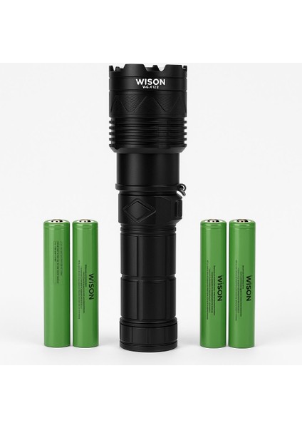 Wıson WS-1175 Profesyonel Şarj Edilebilir Uzun Menzilli El Feneri