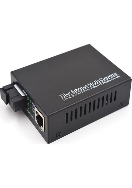 1000 Mbps 200 Metre Fiber Optik Ethernet Medıa Konvertör (4604)