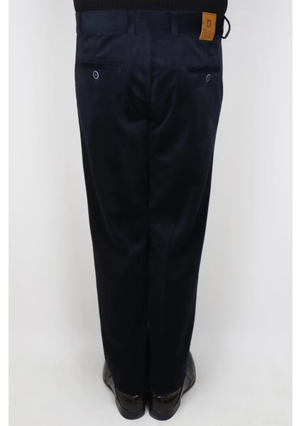 Fistan Store Erkek Yüksek Bel Rahat Kalıp Yandan Cep Battal Kışlık Kadife Pantolon fırsatları