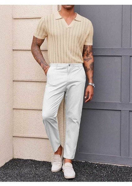 Wallace Polo Yaka Triko T-Shirt Bej - M fırsatları