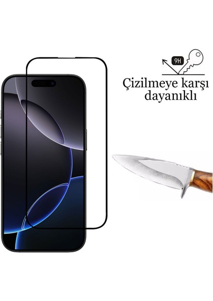 Iphone 15 Pro Uyumlu 5d Tam Kaplayan Ekran Koruyucu
