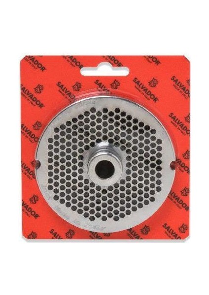 Salvador Inox Paslanmaz Kıyma Makinesi Aynası, Ağızı 42 No - 5 Mm.glpzr