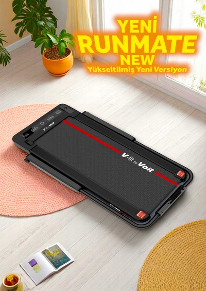 V-Fıt By Voıt Runmate New Koşu Bandı - Bluetooth- 12KM Hız - Uzaktan Kumanda - Akıllı Uygulama Destekli