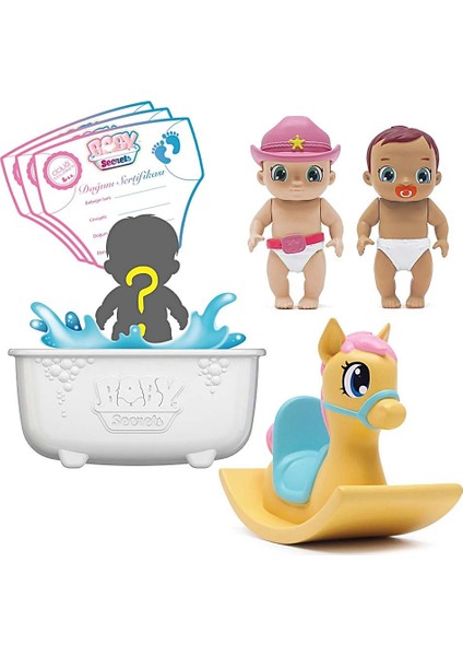 Baby Secrets Sürpriz Figür ve Bebek Arabası Seti.glpzr