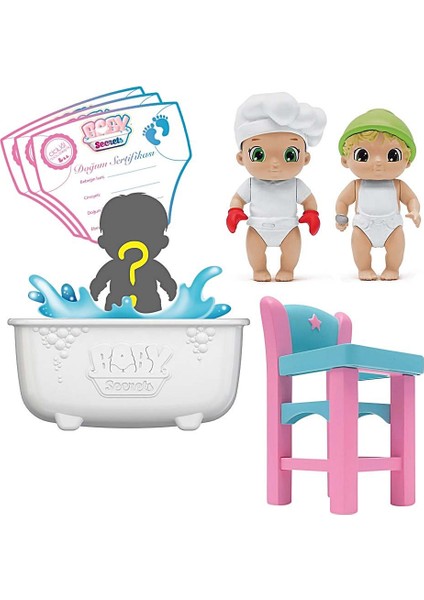 Baby Secrets Sürpriz Figür ve Bebek Arabası Seti.glpzr