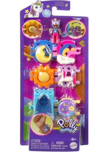 HKV67 Polly Pocket Bileklik Olabilen Sevimli Oyun Setleri.glpzr