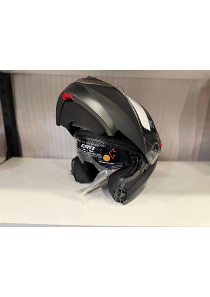 Kask Crn 925 Çene Açılır Mat Siyah