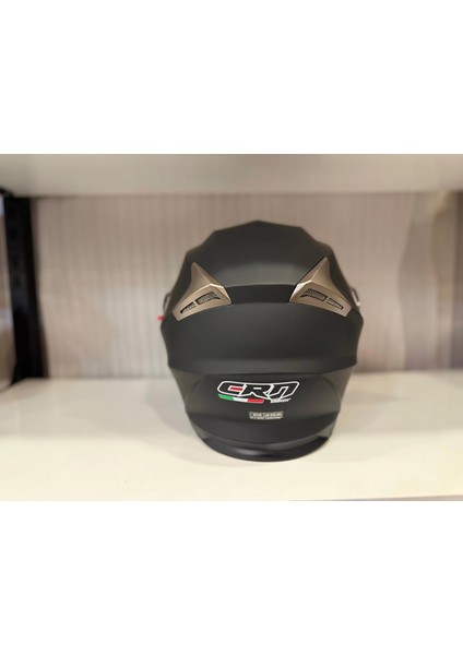 Kask Crn 925 Çene Açılır Mat Siyah