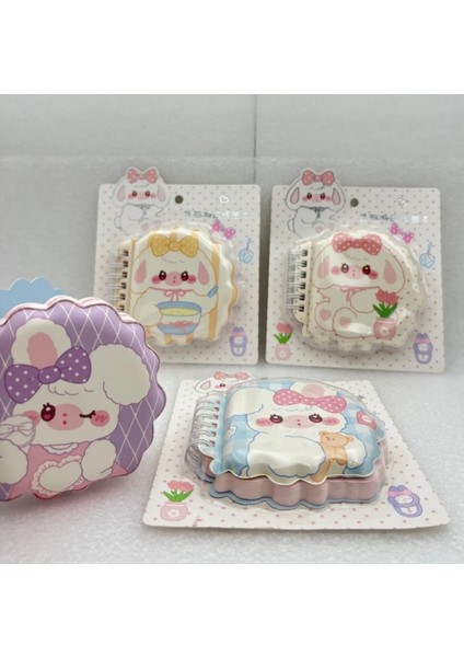 1ADET Sevimli Yumuşak Sünger Yüzey Sanrio Karikatürlü Yumuşak Kapaklı Mini Not Defteri