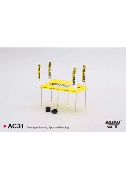 Mini Gt 1/64 Paddock Service Tent Set - Lb Racing.glpzr