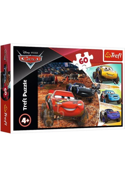 PUZZLE-17327 Disney Cars 3 60 Parça Puzzle.glpzr