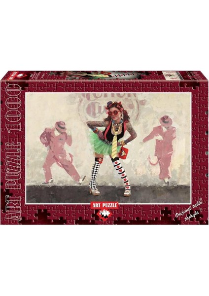 4355 Art Puzzle Şeytan Mı? Melek Mi? 1000 Parça Puzzle.glpzr