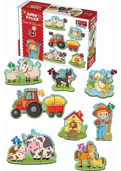 1734 Dıytoy, Baby Puzzle - Ilk Çiftlik Puzzle.glpzr