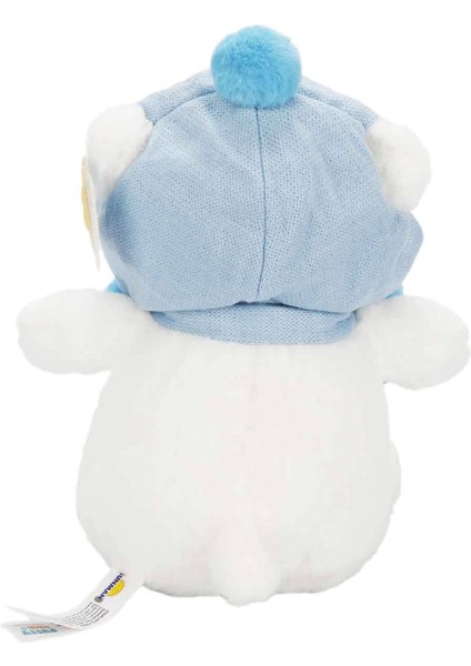 Şapkalı ve Atkılı Peluş Kutup Ayısı 30 cm S00004773.GLPZR