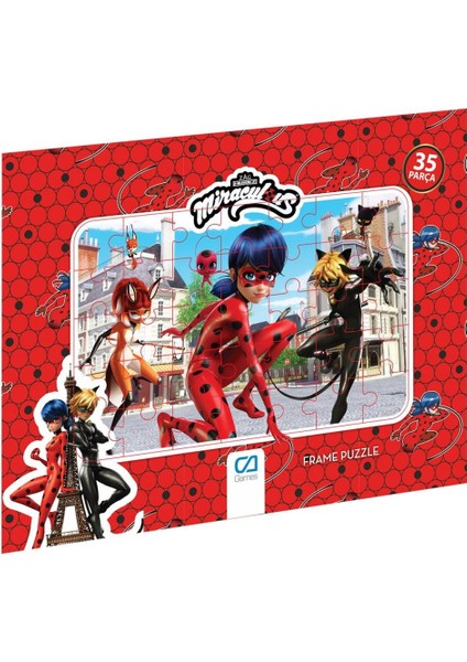 Ca 5020-5022 Miraculous Frame Puzzle 35 Parça-Ca Games.glpzr