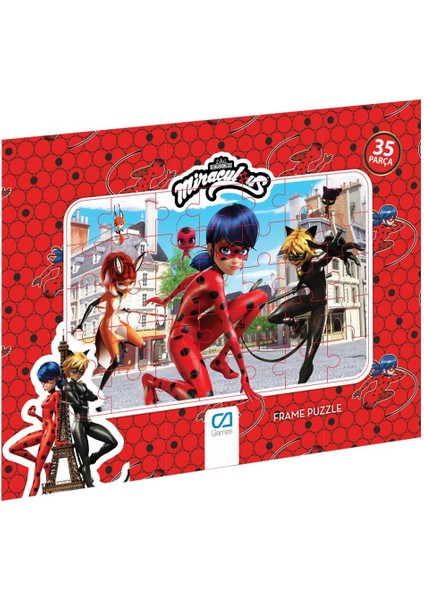 Ca 5020-5022 Miraculous Frame Puzzle 35 Parça-Ca Games.glpzr