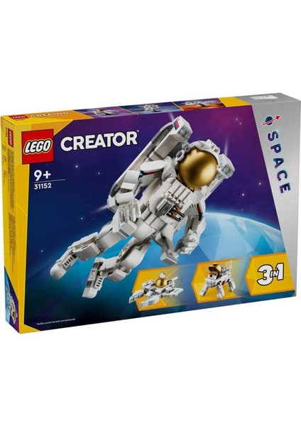 31152 Lego® Creator 3 Ü1 Arada Uzay Astronotu 647 Parça +9 Yaş.glpzr