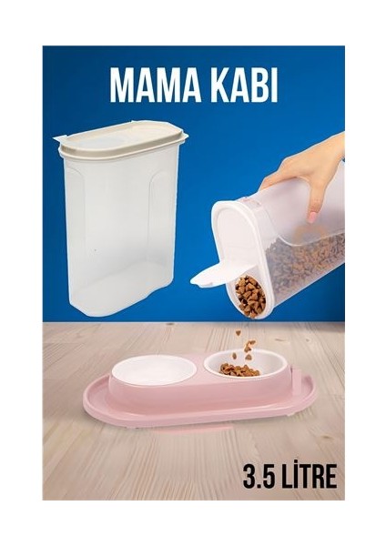 Mama Saklama Kabı Kedi ve Köpek Mama Saklama Kabı.glpzr