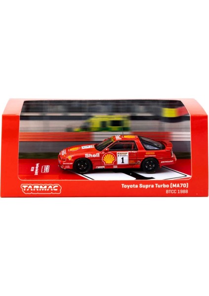 Tarmac Works 1/64 Toyota Supra Turbo (MA70) Btcc 1988 Chris Hodgetts.glpzr