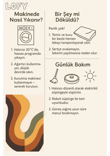 Lofy Halı Vintage Boho Desen Halı Zeytin Kahve Tonları 160X230 cm fiyatları