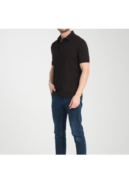 Polo Paris Siyah Regular Fit