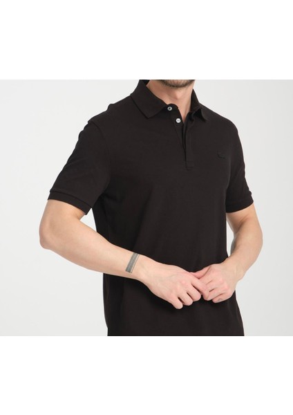 Polo Paris Siyah Regular Fit