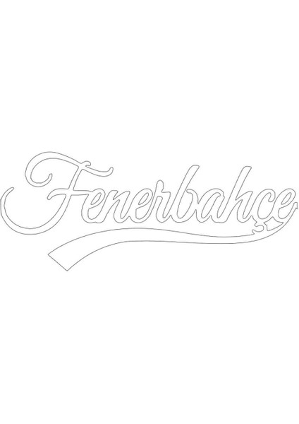 Taraftar,arma.logo.sticker.beyaz.20×8.cm.