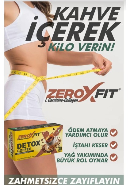 Detox Coffee 30 Şaset - Detox Kahvesi - L Carnitine- Collagen fiyatları