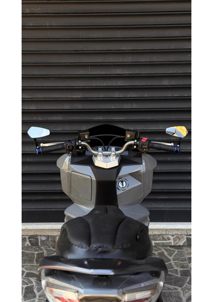 Motosiklet Ayna Motosiklet Gidon Aynası Geniş Görüş Açılı Mavi