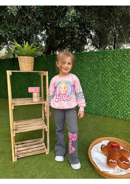 Barbie Baskılı Alt Üst Takım