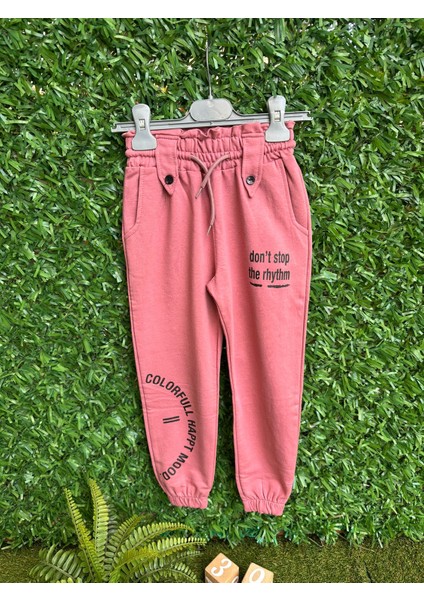 Dont Stop Eşofman Altı Gül Kurusu