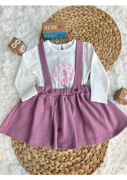 Çiçek Baskılı 2'li Elbise