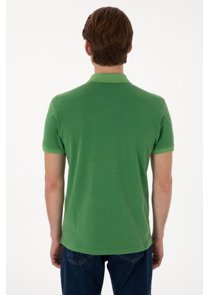 Erkek Yeşil Tişört Basic 50305995-VR054