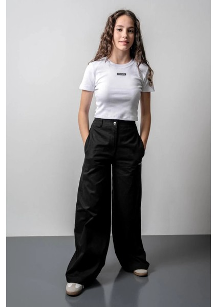 I Mylccl Baskılı Crop Beyaz fiyatları