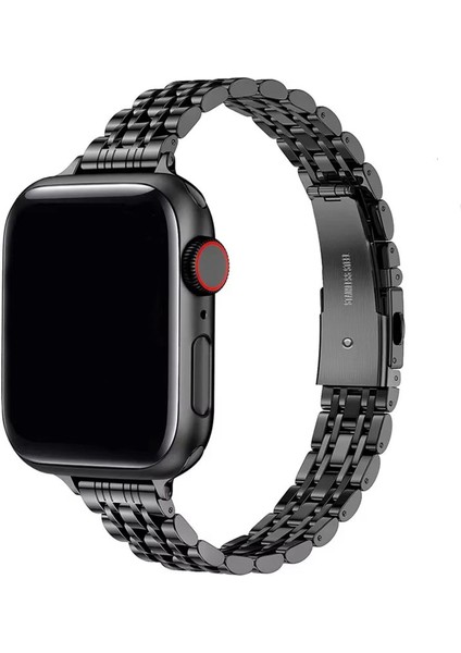 Apple Watch Se / Se 2 40MM ile Uyumlu Ince Rolex Tasarım Metal Kordon Kayış - FC1060