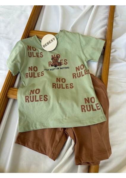 No Rule Baskılı Ikli Takım Yeşil