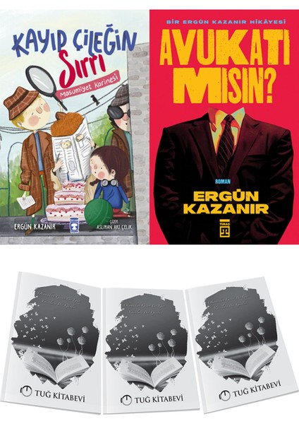 Kayıp Çileğin Sırrı ve Avukatı Mısın 2li Set Ergün Kazanır + Hediyeli