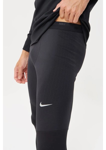 Running Phenom Elite Tight Erkek Reflektörlü Koşu Taytı Siyah