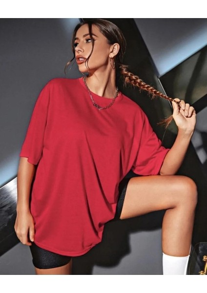 Bisiklet Yaka Pamuk Oversize Boyfriend fiyatları