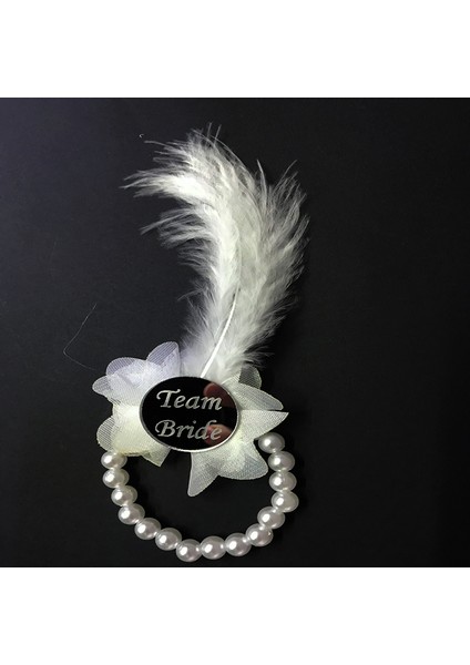 Incili Nedime Bilekliği Gümüş Pleksili Beyaz Otrişli 7'li Set fırsatları