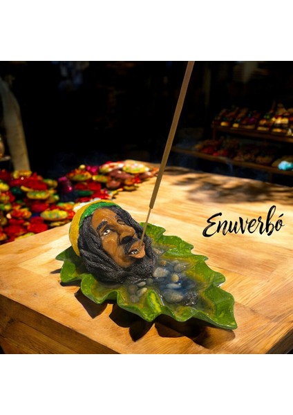 Polyester Bob Marley Tütsülük Obje Biblo 17CM fırsatları