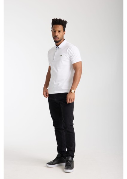 Polo Beyaz Çizgili Regular Fit