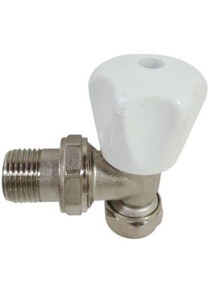 Pex Köşe Radyatör Vanası 1/2 Hafif Tip