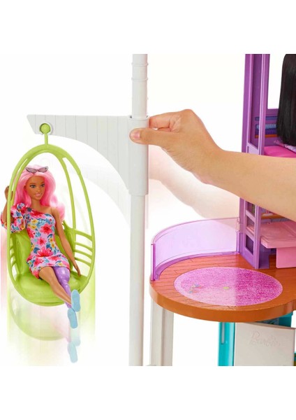 Barbie Tatil Evi Oyun Seti HCD50.GLPZR