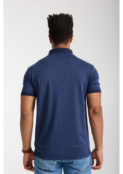 Polo Çizgili Lacivert Regular Fit modelleri